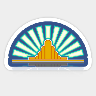 Art Deco building Sticker